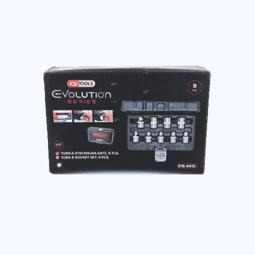 1/2 Zoll CHROMEplus Torx-E-Stecknuss-Satz, 9-tlg KS TOOLS 918.4410