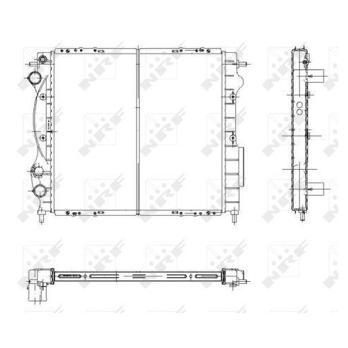 NRF K&uuml;hler, Motork&uuml;hlung EASY FIT 58934