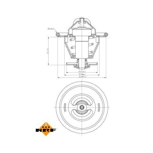 NRF Thermostat, K&uuml;hlmittel EASY FIT 725202