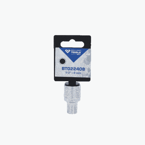 1/2 Zoll Zw&ouml;lfkant-Stecknuss, 8 mm BRILLIANT TOOLS BT022408