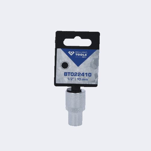1/2 Zoll Zw&ouml;lfkant-Stecknuss, 10 mm BRILLIANT TOOLS BT022410