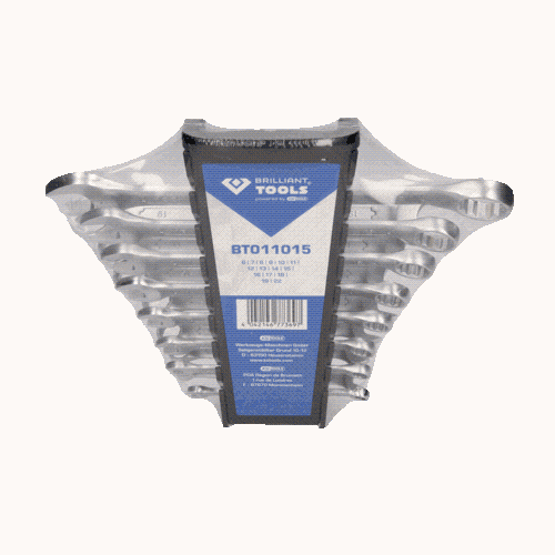 Ring-Maulschl&uuml;ssel-Satz, 15-tlg BRILLIANT TOOLS BT011015