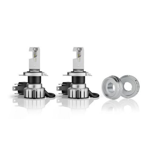 ams-OSRAM Gl&uuml;hlampe, Fernscheinwerfer NIGHT BREAKER LED VINTAGE H4 + R2 Adapter 64193DWNBVNT-2MB