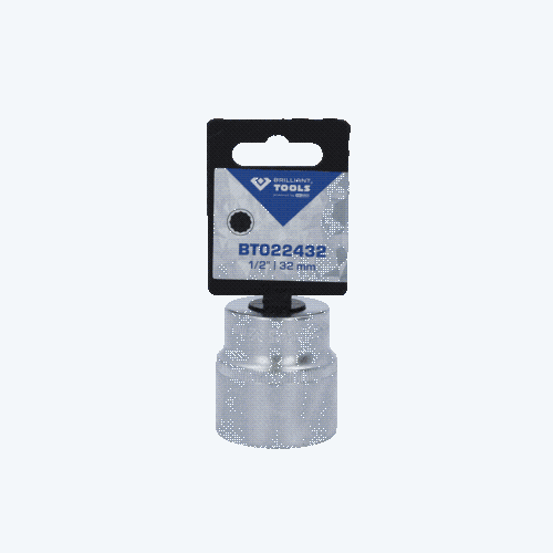 1/2 Zoll Zw&ouml;lfkant-Stecknuss, 32 mm BRILLIANT TOOLS BT022432