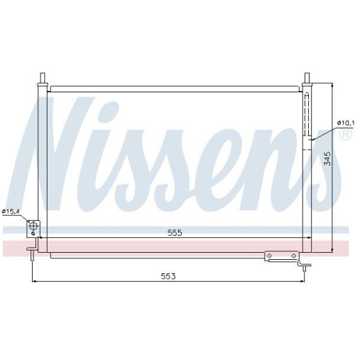 NISSENS Kondensator, Klimaanlage ** FIRST FIT ** 940008