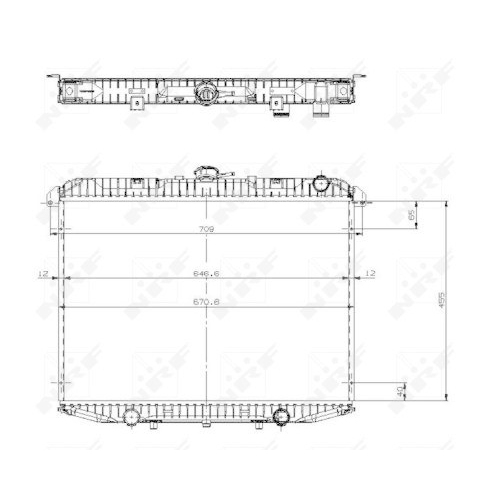 NRF K&uuml;hler, Motork&uuml;hlung EASY FIT 519533