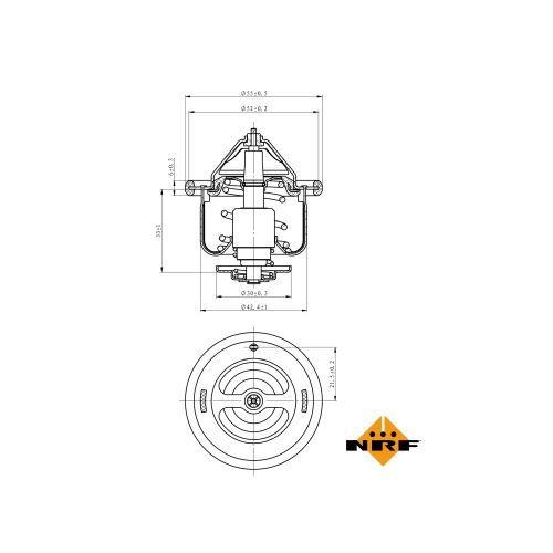 NRF Thermostat, K&uuml;hlmittel EASY FIT 725134