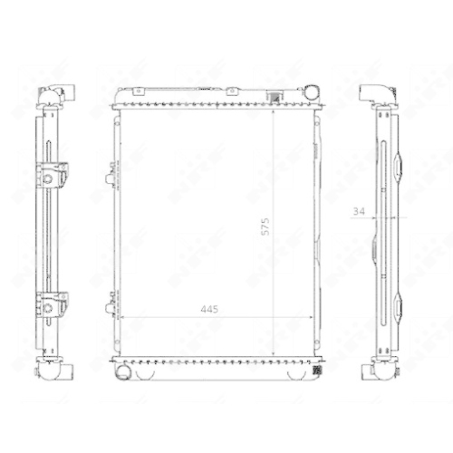 NRF K&uuml;hler, Motork&uuml;hlung EASY FIT 53865