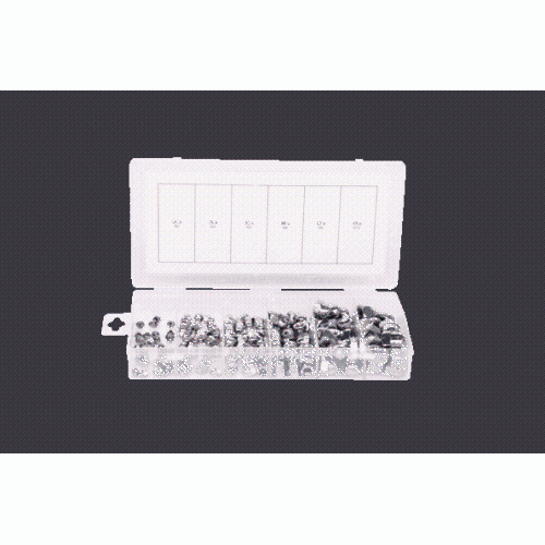 Sortiment Edelstahl-Muttern, metrisch, 150-tlg KS TOOLS 970.0460