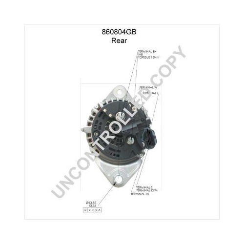 BOM-Prestolite Generator 860804GB