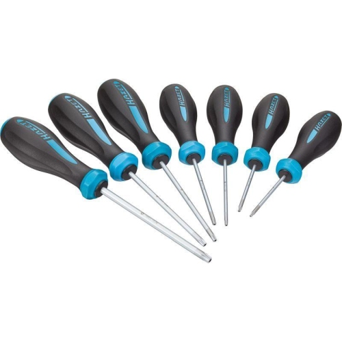 HAZET Schraubendreher Satz HEXAnamic Torx 7-teilig T8H-T30H 802TH/7