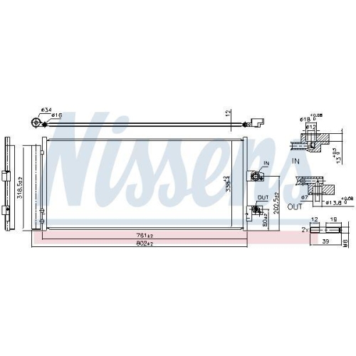NISSENS Kondensator, Klimaanlage ** FIRST FIT ** 941211