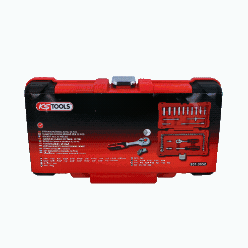 1/4 Zoll Steckschl&uuml;ssel-Satz, 52-tlg KS TOOLS 951.0652