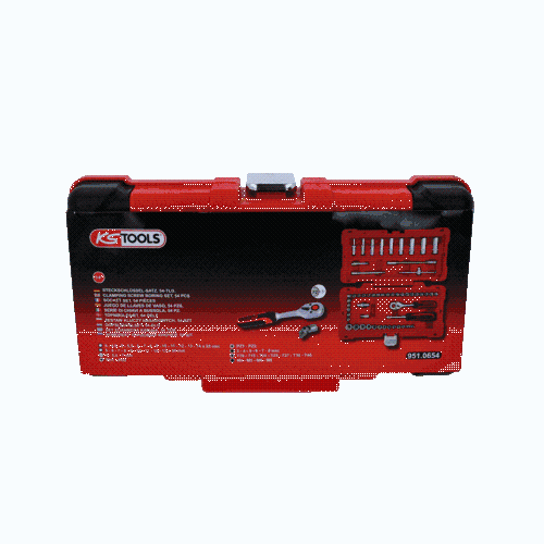 1/4 Zoll Steckschl&uuml;ssel-Satz, 54-tlg KS TOOLS 951.0654