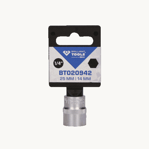 1/4 Zoll Sechskant-Stecknuss, 14 mm BRILLIANT TOOLS BT020942