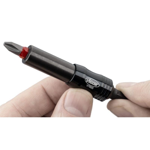 VIGOR Bithalter mit Gelenk 1/4 Zoll 6kt massiv/hohl 88mm V7600