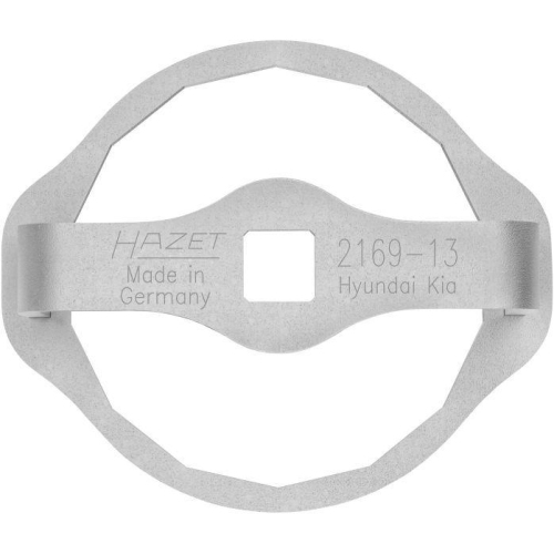 HAZET &Ouml;lfilterschl&uuml;ssel 1/2 Zoll 14-kant SW 80 2169-13