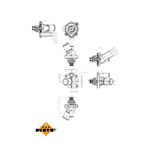 NRF Thermostat, K&uuml;hlmittel EASY FIT 725000