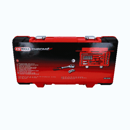 3/8 Zoll CHROMEplus Steckschl&uuml;ssel-Satz, 46-tlg KS TOOLS 958.0646