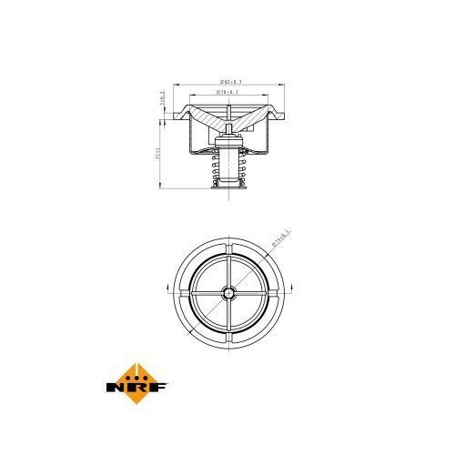 NRF Thermostat, K&uuml;hlmittel EASY FIT 725014