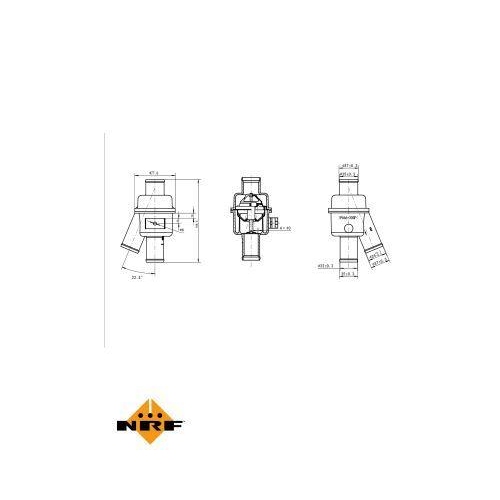 NRF Thermostat, K&uuml;hlmittel EASY FIT 725018