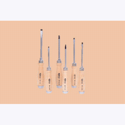 ERGOTORQUE WOODmax Schlag-Schraubendreher-Satz, 6-tlg KS TOOLS 300.1050