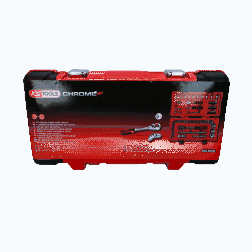 1/4 Zoll+1/2 Zoll CHROMEplus Steckschl&uuml;ssel-Satz, 68-tlg KS TOOLS 958.0668