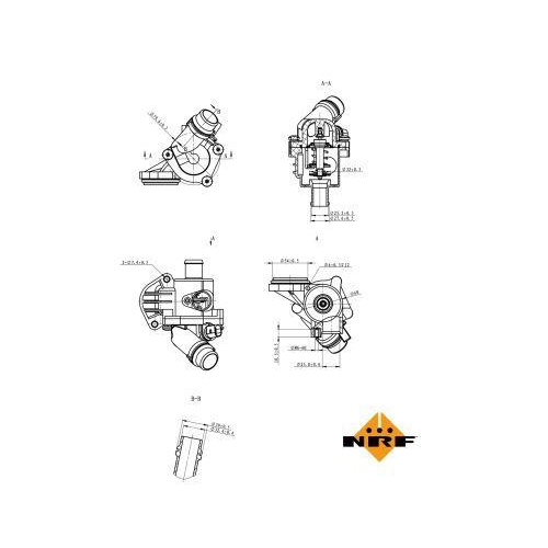 NRF Thermostat, Kühlmittel EASY FIT 725028