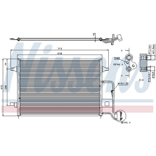 NISSENS Kondensator, Klimaanlage ** FIRST FIT ** 94592