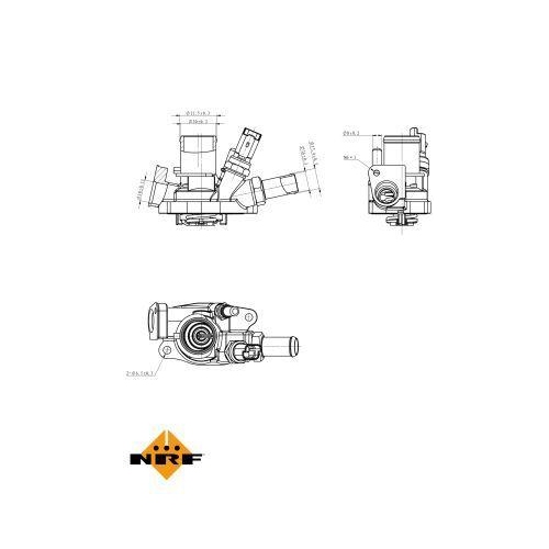 NRF Thermostat, K&uuml;hlmittel EASY FIT 725034