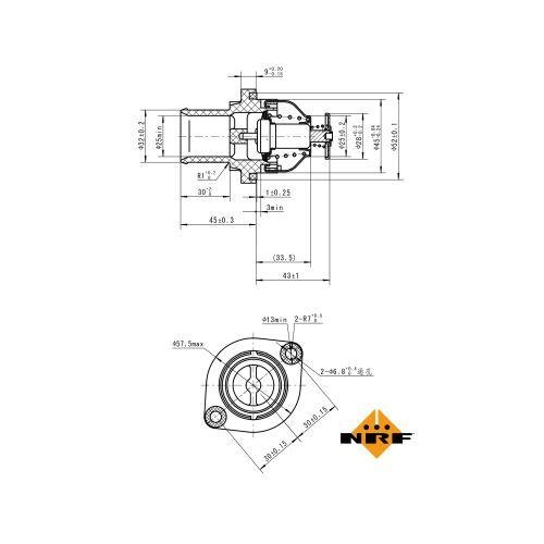 NRF Thermostat, K&uuml;hlmittel EASY FIT 725035