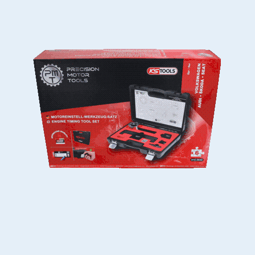 Motoreinstellwerkzeug-Satz f&uuml;r Audi, Seat, Skoda, Volkswagen, 6-tlg KS TOOLS