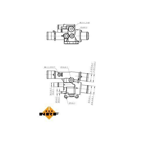 NRF Thermostat, K&uuml;hlmittel EASY FIT 725038