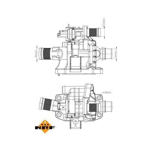 NRF Thermostat, K&uuml;hlmittel EASY FIT 725039