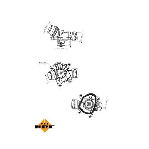 NRF Thermostat, Kühlmittel EASY FIT 725041