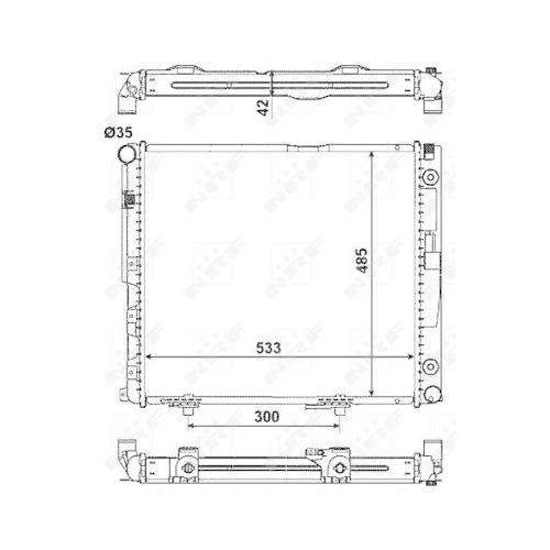 NRF K&uuml;hler, Motork&uuml;hlung EASY FIT 516573