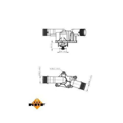 NRF Thermostat, Kühlmittel EASY FIT 725050