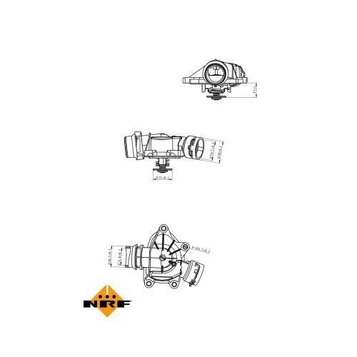 NRF Thermostat, Kühlmittel EASY FIT 725052