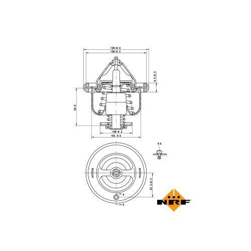NRF Thermostat, K&uuml;hlmittel EASY FIT 725053