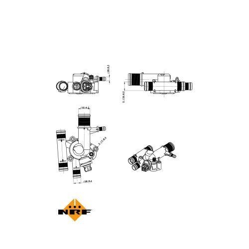 NRF Thermostat, K&uuml;hlmittel EASY FIT 725059