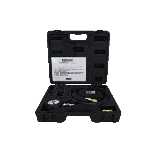 KS Tools &Ouml;ldruck-Pr&uuml;fger&auml;t, 12-tlg, 0-10bar 150.1920