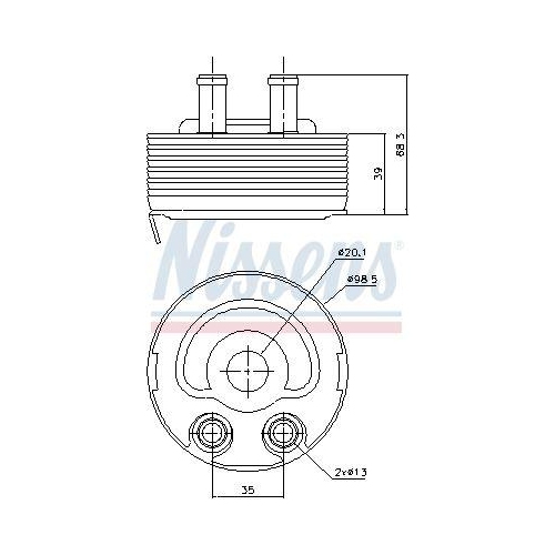 NISSENS &Ouml;lk&uuml;hler, Motor&ouml;l 90719
