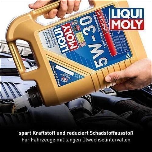Liqui Moly Longlife III Motoröl Motorenöl 5W-30 9-Liter - 20646X4+20647