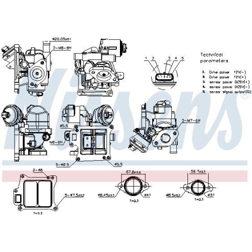 NISSENS AGR-Ventil ** FIRST FIT ** 98692