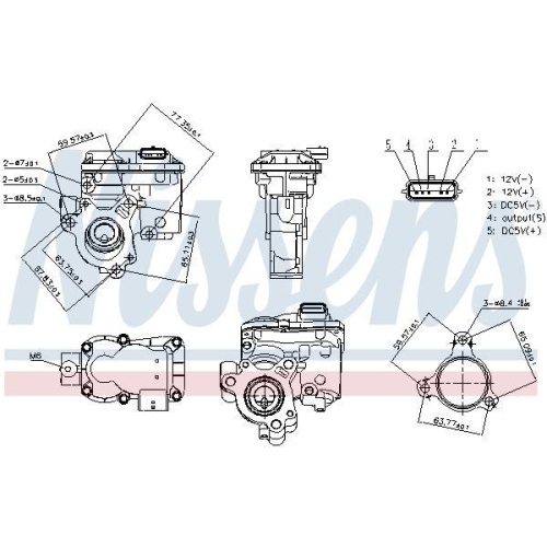 NISSENS AGR-Ventil ** FIRST FIT ** 98550