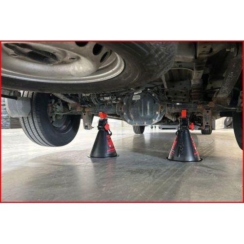KS TOOLS performance Unterstellbock, 3 t, paarweise, massive Stahlkonstruktion