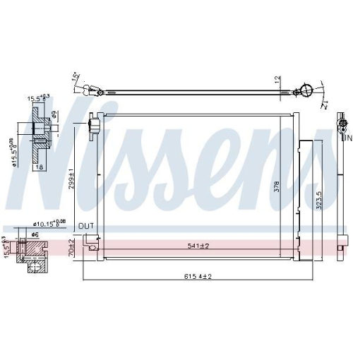 NISSENS Kondensator, Klimaanlage ** FIRST FIT ** 940593
