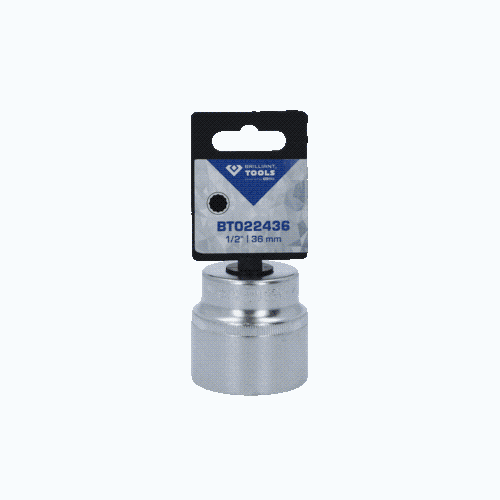 1/2 Zoll Zw&ouml;lfkant-Stecknuss, 36 mm BRILLIANT TOOLS BT022436