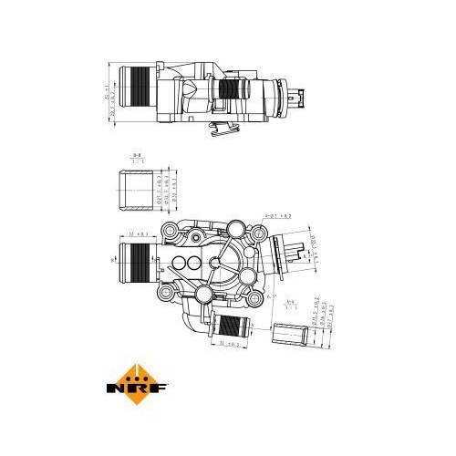NRF Thermostat, K&uuml;hlmittel EASY FIT 725081