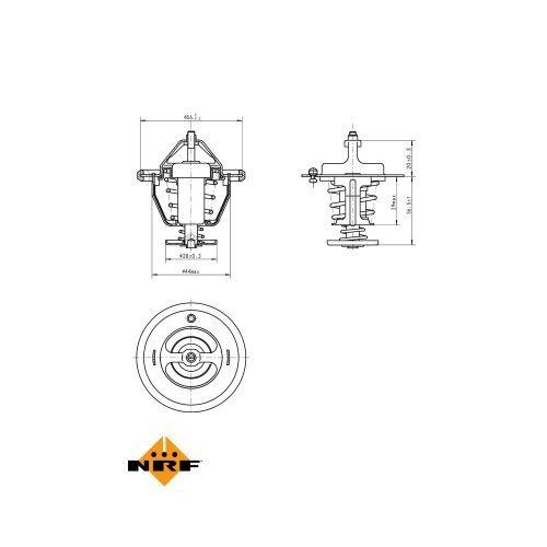 NRF Thermostat, K&uuml;hlmittel EASY FIT 725087